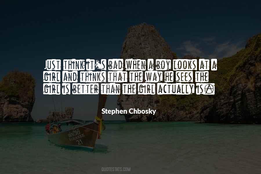 Chbosky Quotes #115186
