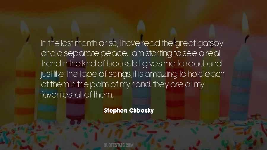 Chbosky Quotes #213038