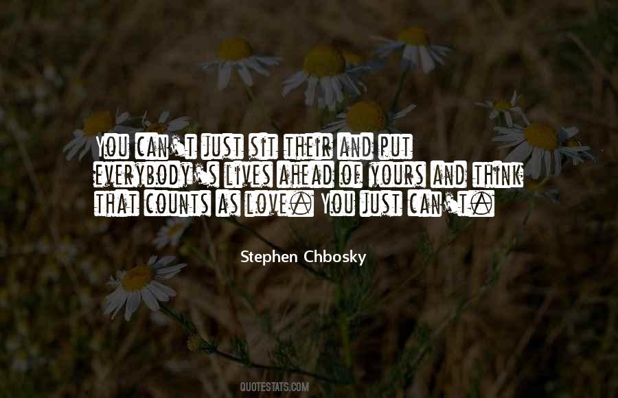 Chbosky Quotes #299144