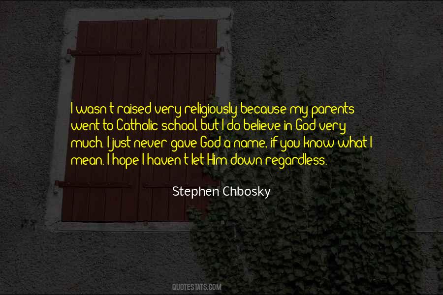 Chbosky Quotes #360897