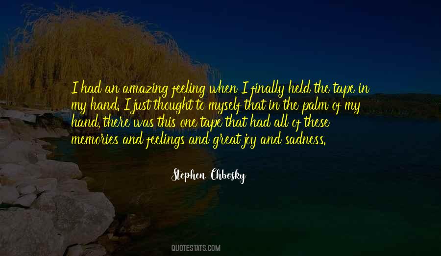 Chbosky Quotes #451017