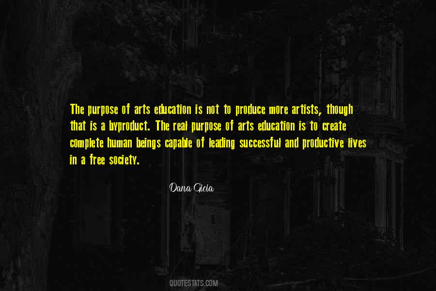 Arts In Education Quotes #596896