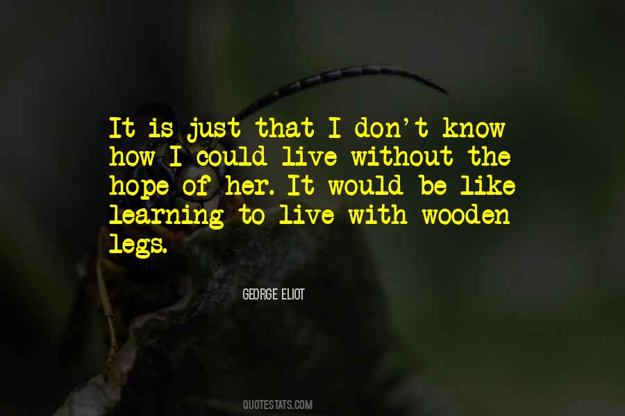 Wooden Legs Quotes #1242827