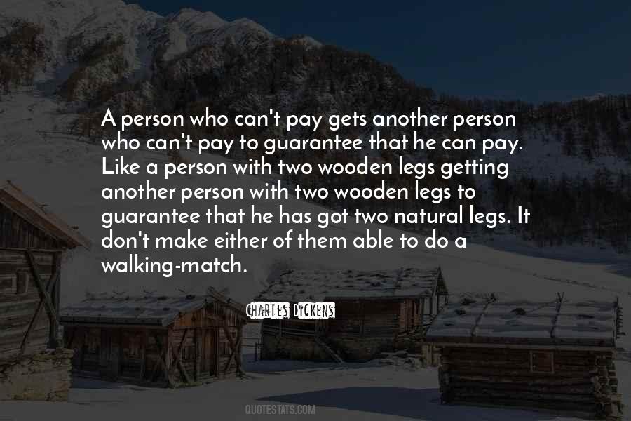 Wooden Legs Quotes #638550