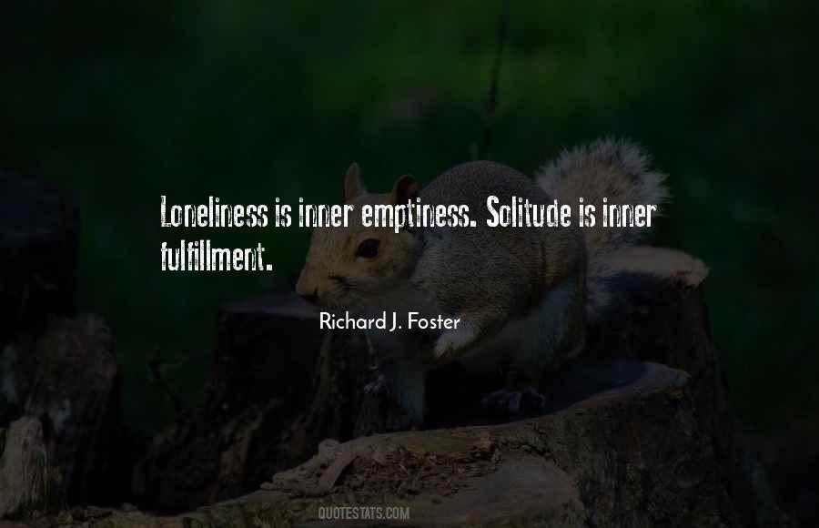 Loneliness Emptiness Quotes #19341