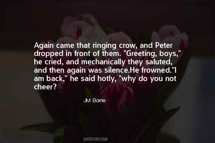 J M Barrie Peter Pan Quotes #1864378