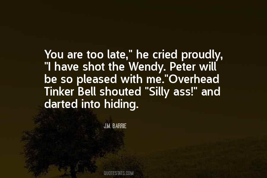 J M Barrie Peter Pan Quotes #269850