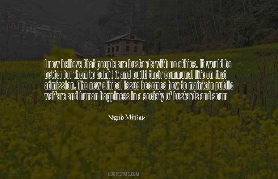 Welfare Society Quotes #1100543
