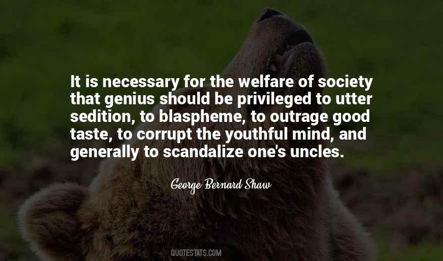 Welfare Society Quotes #1240437