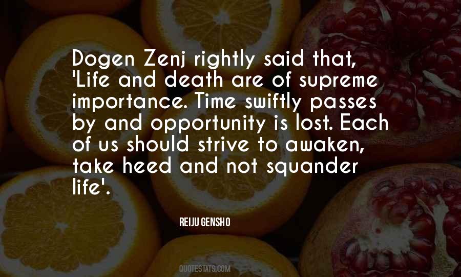 Time And Opportunity Quotes #348742