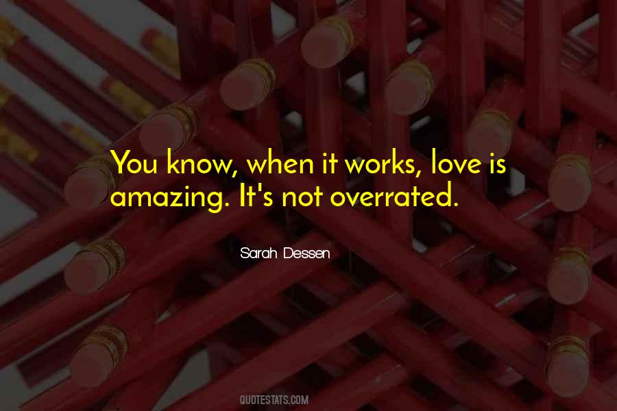 Love Overrated Quotes #201835