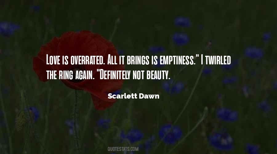 Love Overrated Quotes #989132