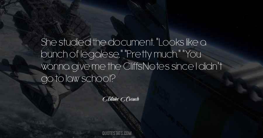 W L Law School Quotes #92220
