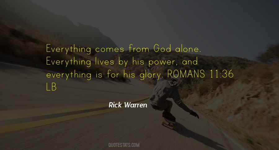 For His Glory Quotes #1157323