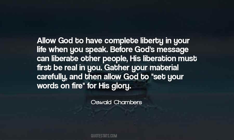 For His Glory Quotes #1543884