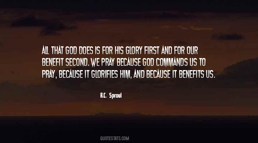 For His Glory Quotes #1583554