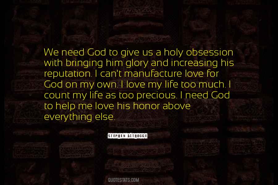 For His Glory Quotes #384423