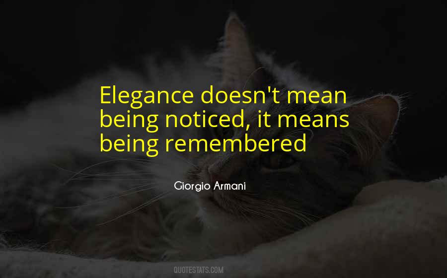 Elegance Armani Quotes #1068436