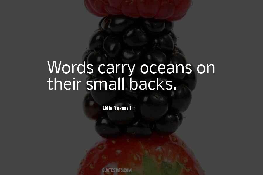 Words Carry Power Quotes #40741