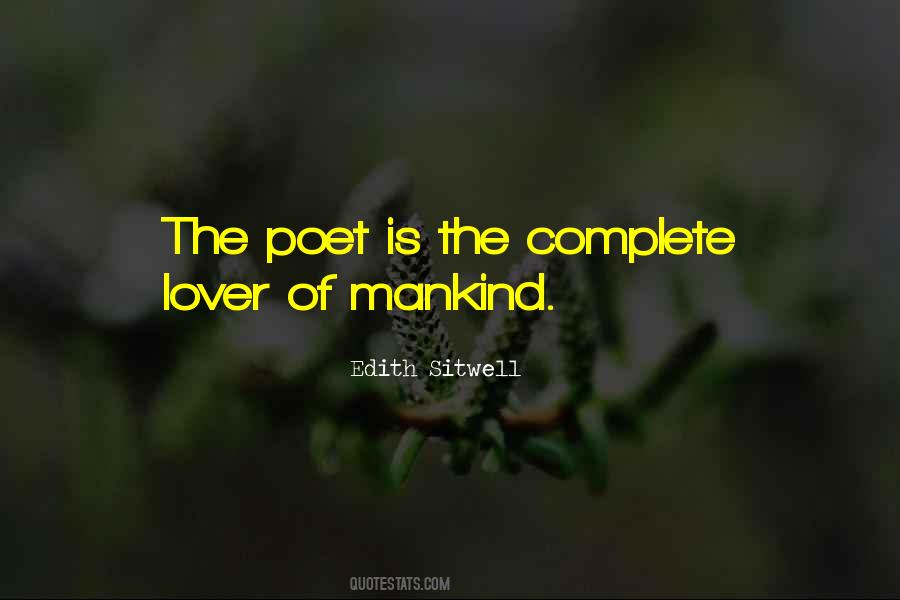 Lover Poet Quotes #1274193