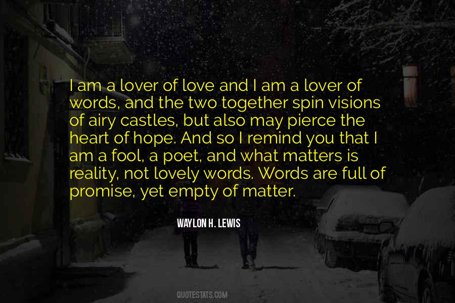 Lover Poet Quotes #437835