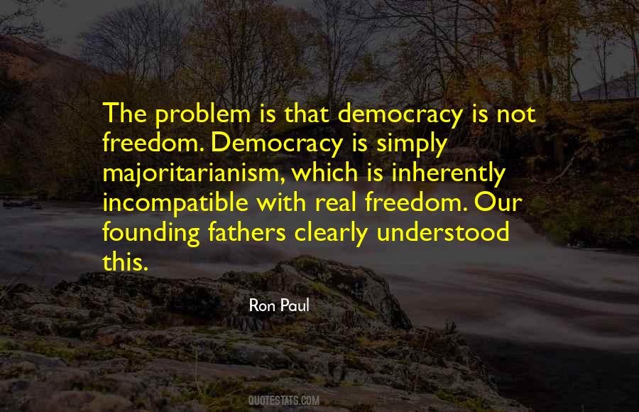 Majoritarianism Democracy Quotes #152