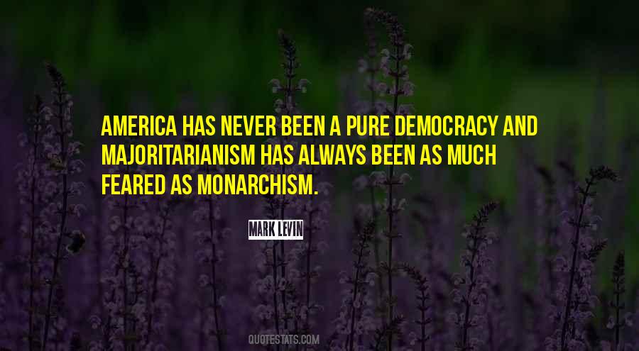 Majoritarianism Democracy Quotes #1716178