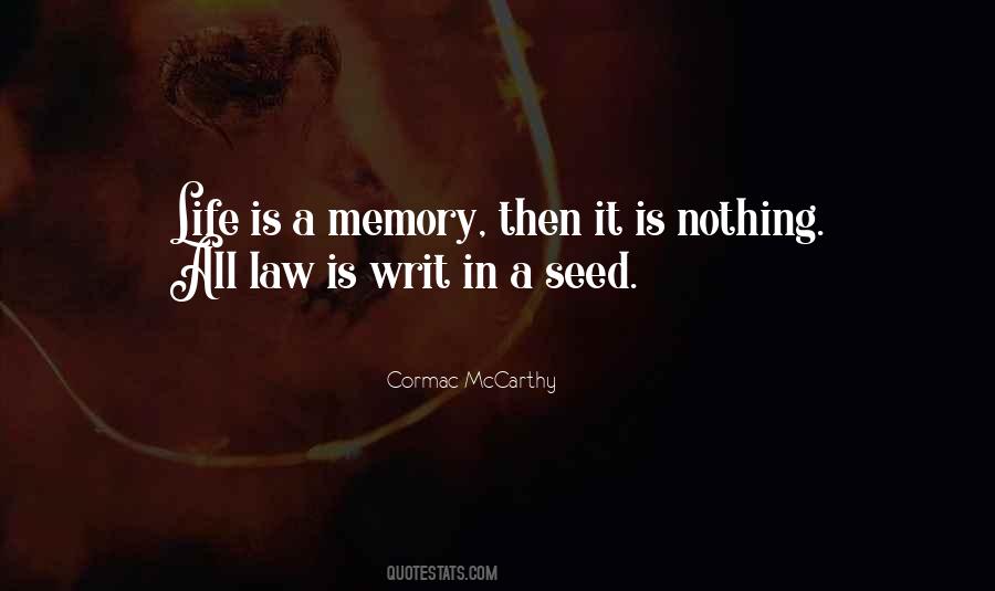 Quotes About Life Memory #71539