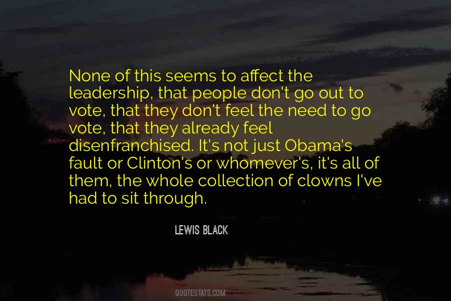 Black Leadership Quotes #1113956