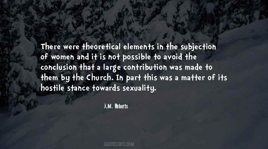 Subjection Of Women Quotes #1216867