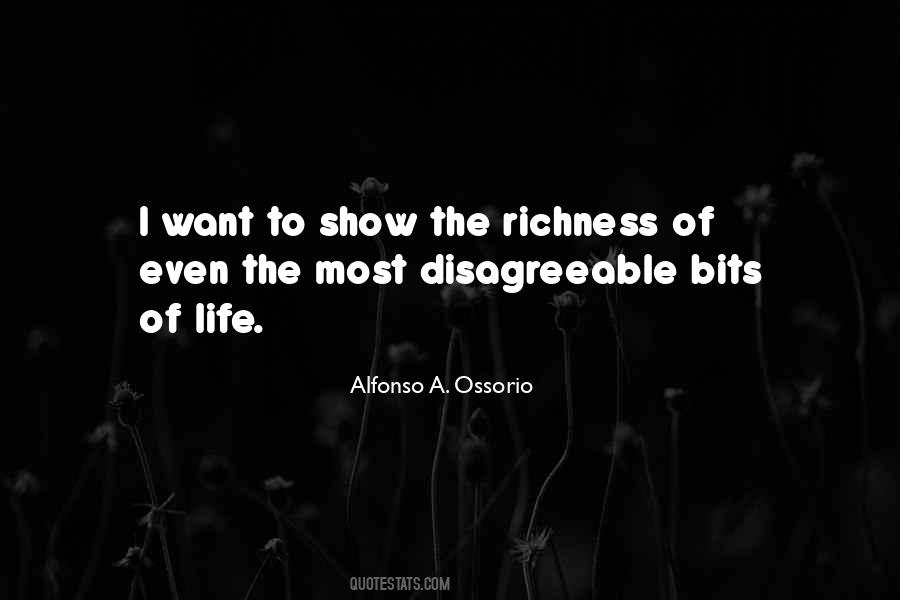 Quotes About The Richness Of Life #1132098