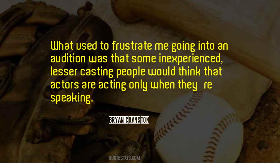 Acting Audition Quotes #65112