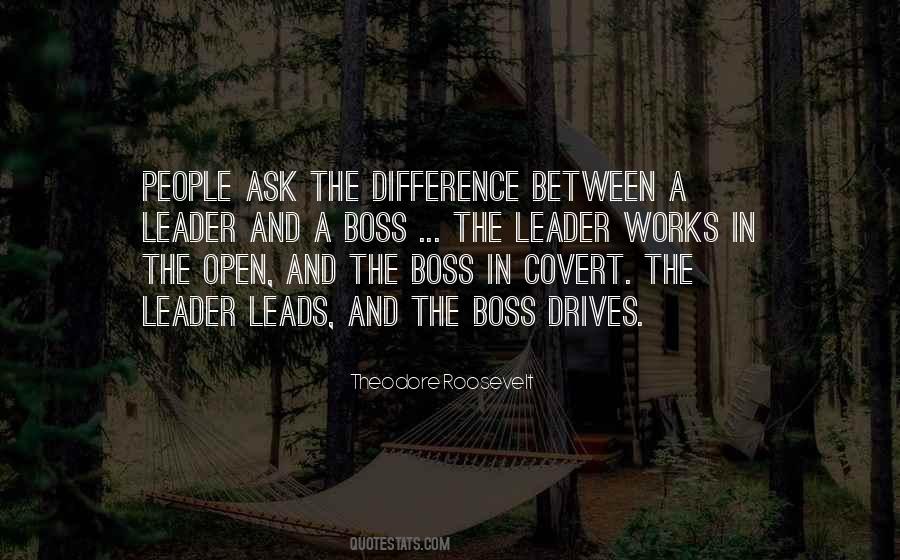Leader Boss Quotes #957058