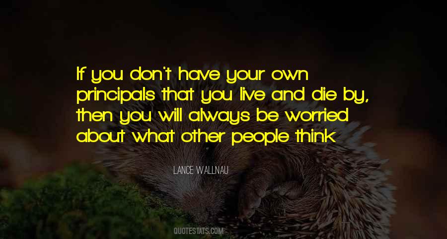 Wallnau Lance Quotes #576418
