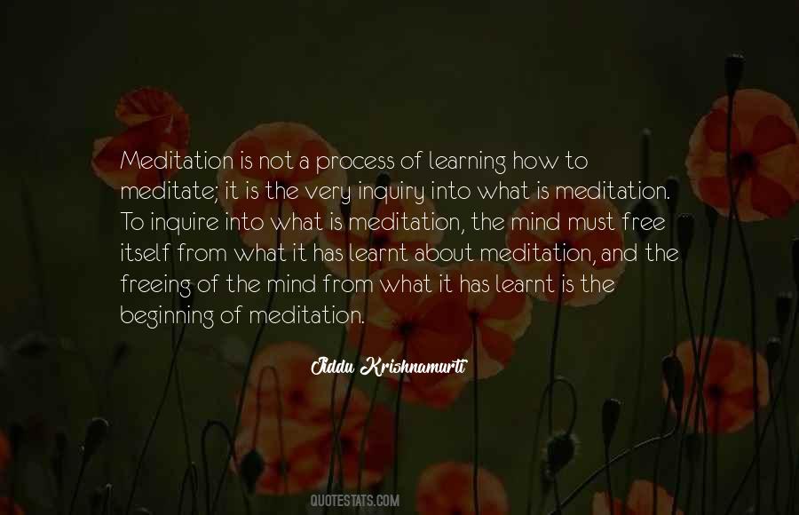 How To Meditate Quotes #34965