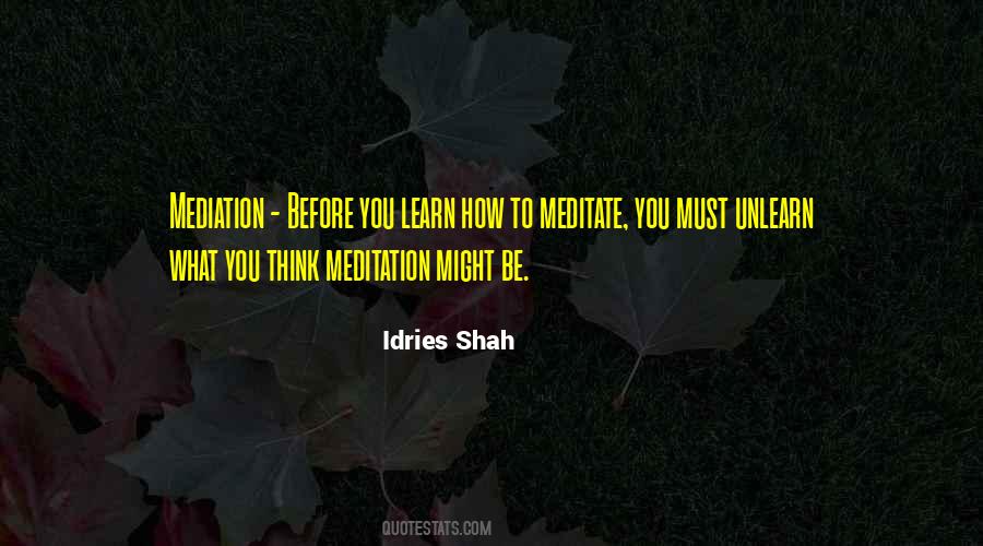 How To Meditate Quotes #808874
