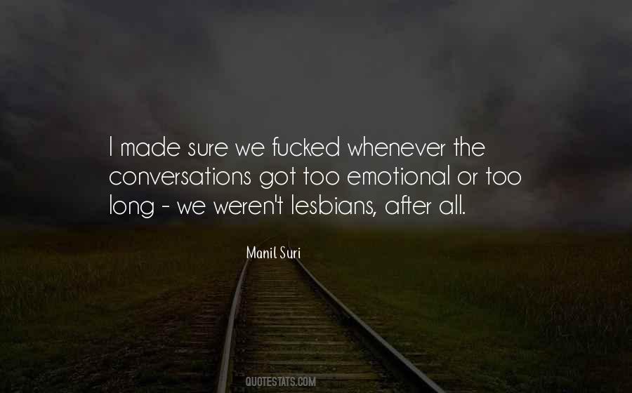 Long Conversations Quotes #1418605