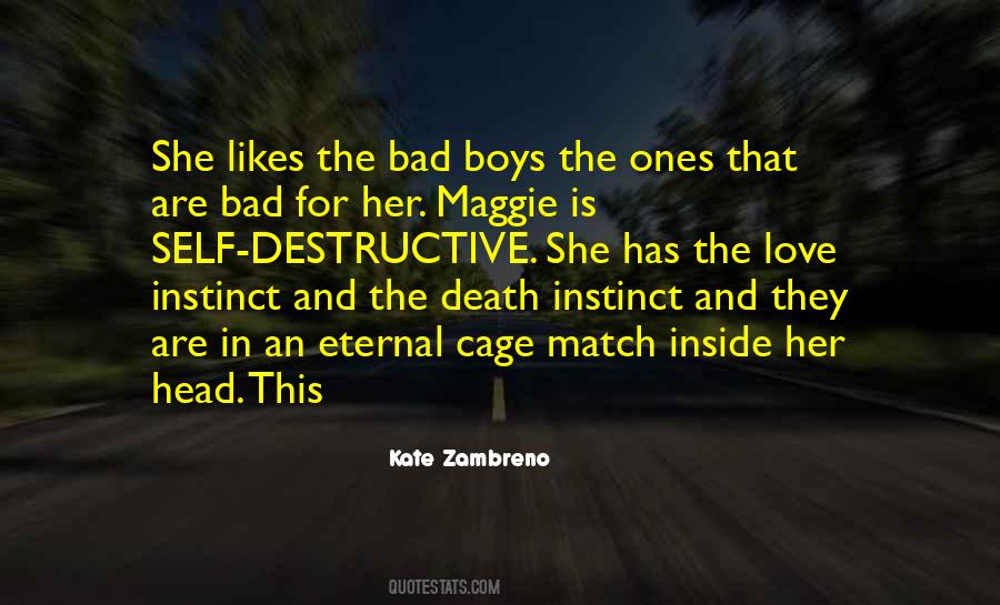 I Love Bad Boys Quotes #494475