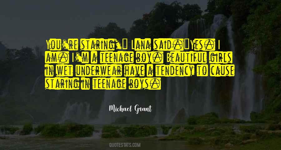 Teenage Boys Quotes #1065927