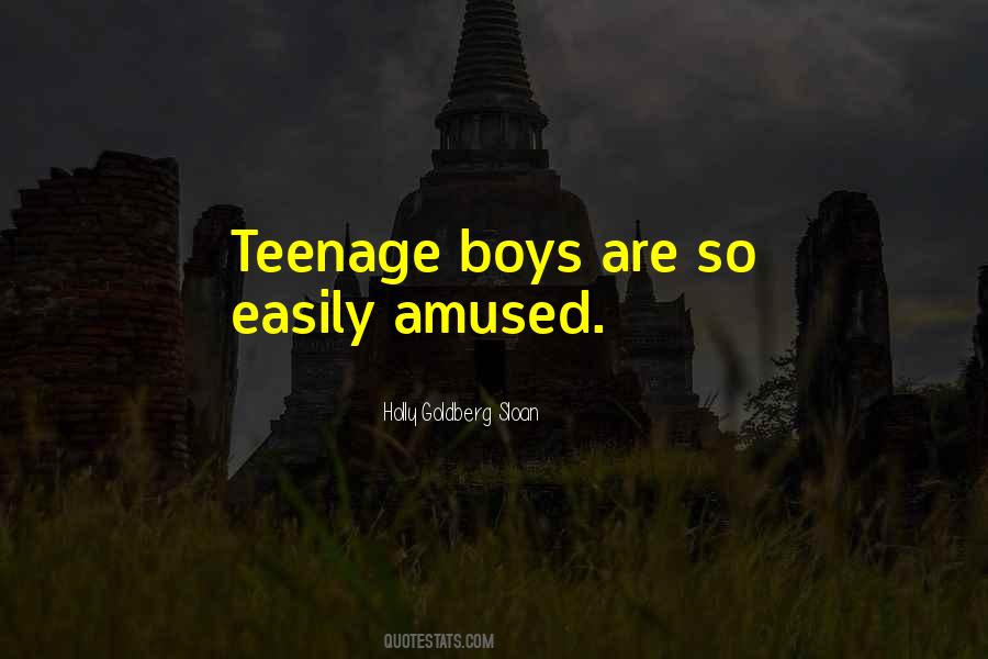 Teenage Boys Quotes #774599