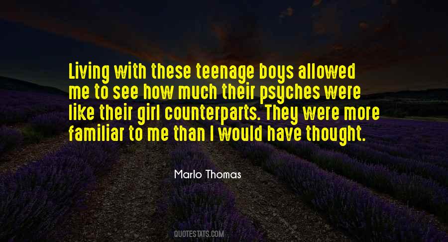 Teenage Boys Quotes #865513