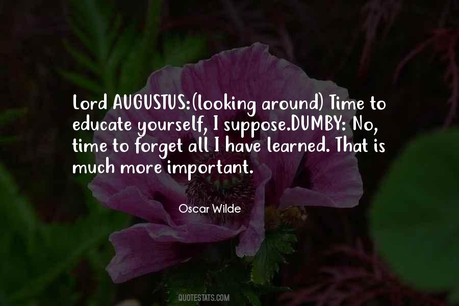 Time Oscar Wilde Quotes #411473