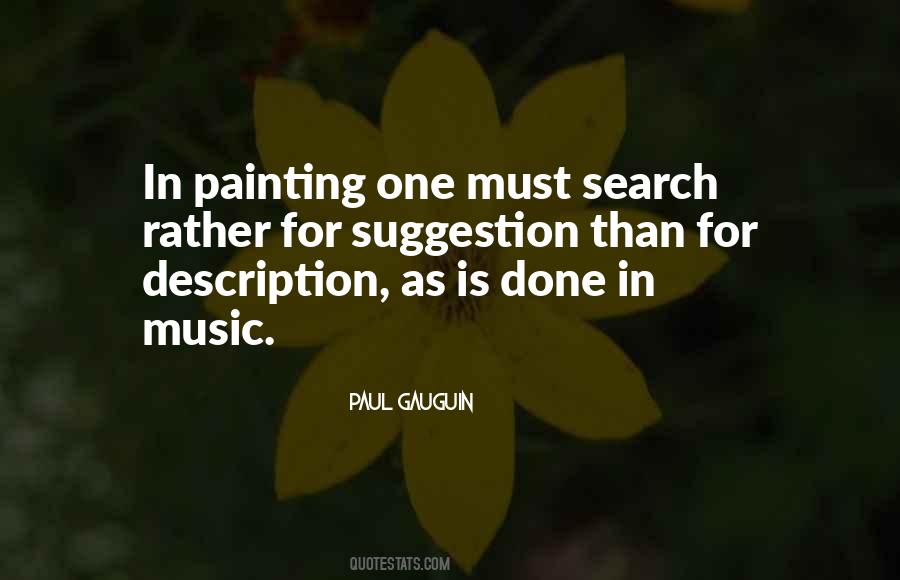 Painting In Music Quotes #76822