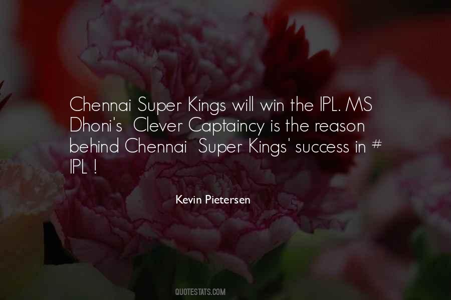 Chennai Super Kings Winning Quotes #366035