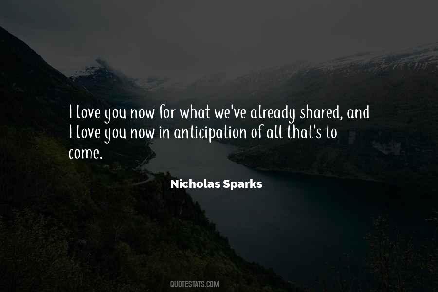 Love Anticipation Quotes #880444