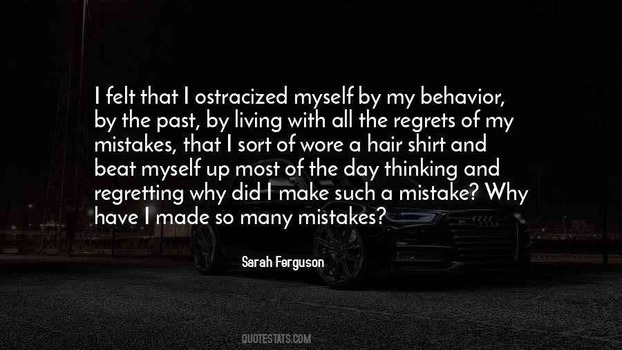 Regrets Mistakes Quotes #381325