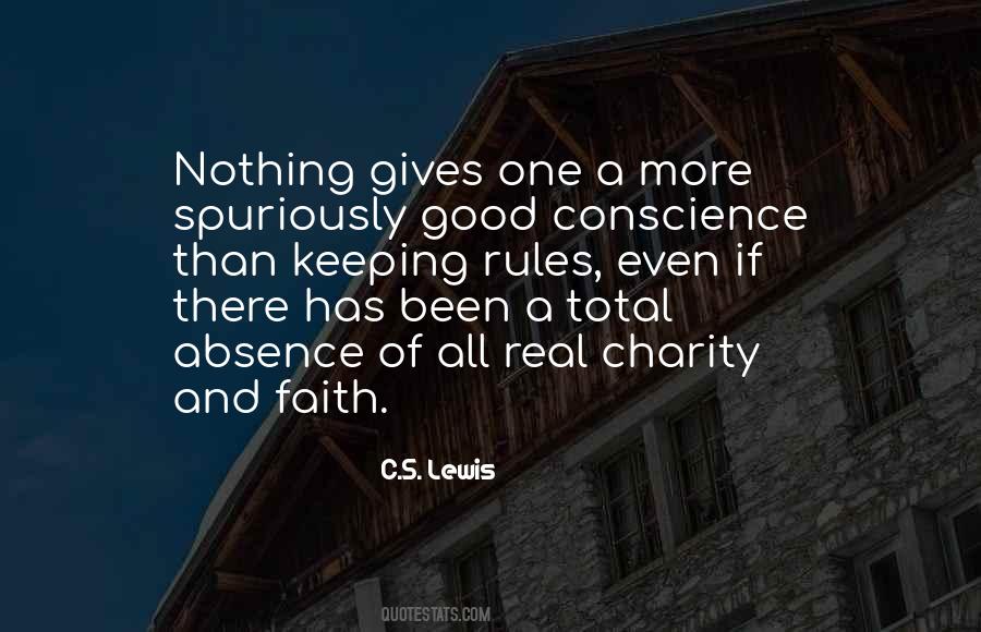 A Good Conscience Quotes #1149548