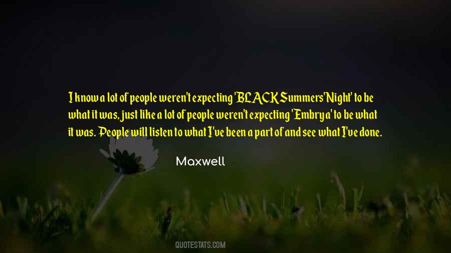 Blacksummers Night Quotes #1268634