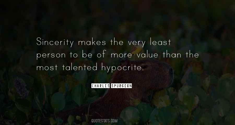 Sincerity Value Quotes #1164440