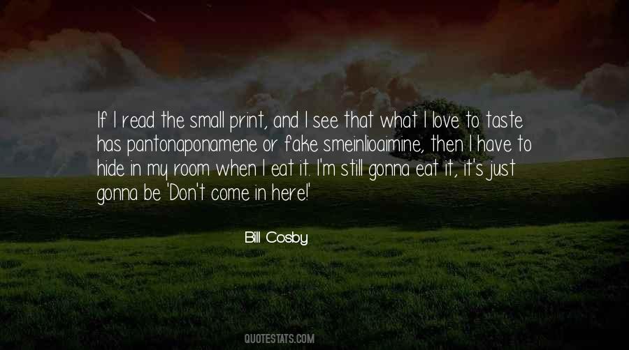 I Love To Eat Quotes #178707